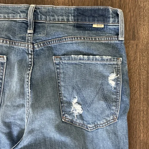 Mother Superior Jeans The Tomcat Playing With Scissors Sz 32 Med Blue Distressed - Picture 12 of 12